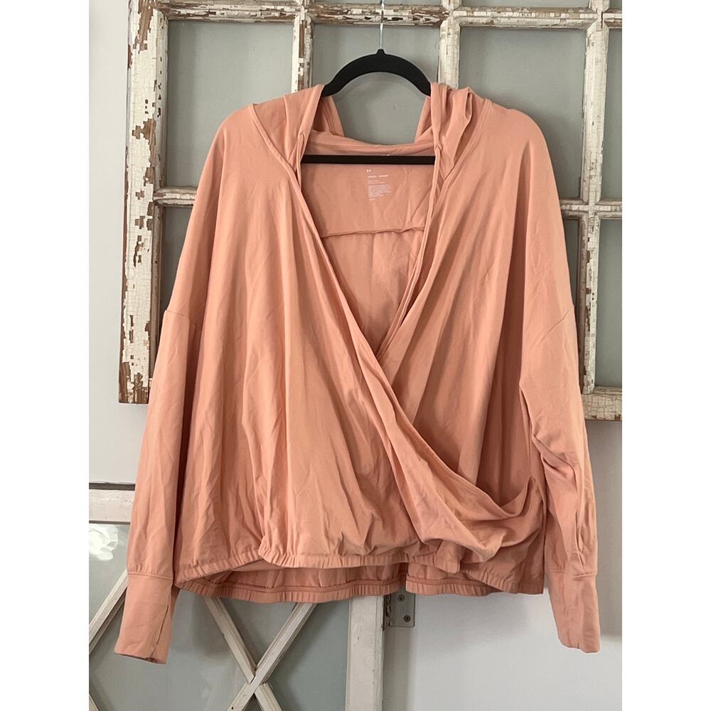 FLX size 3X womens orange hoodie performance